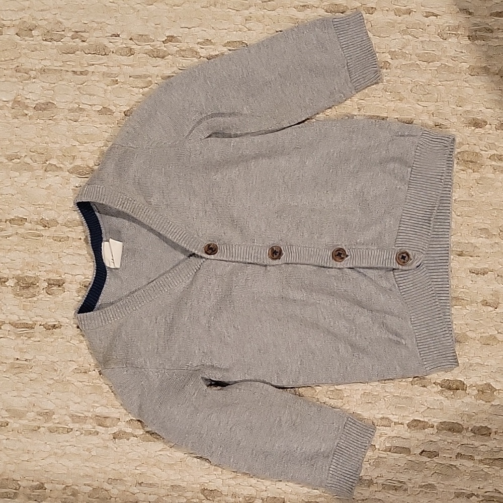 6-9 month H&M gray cardigan